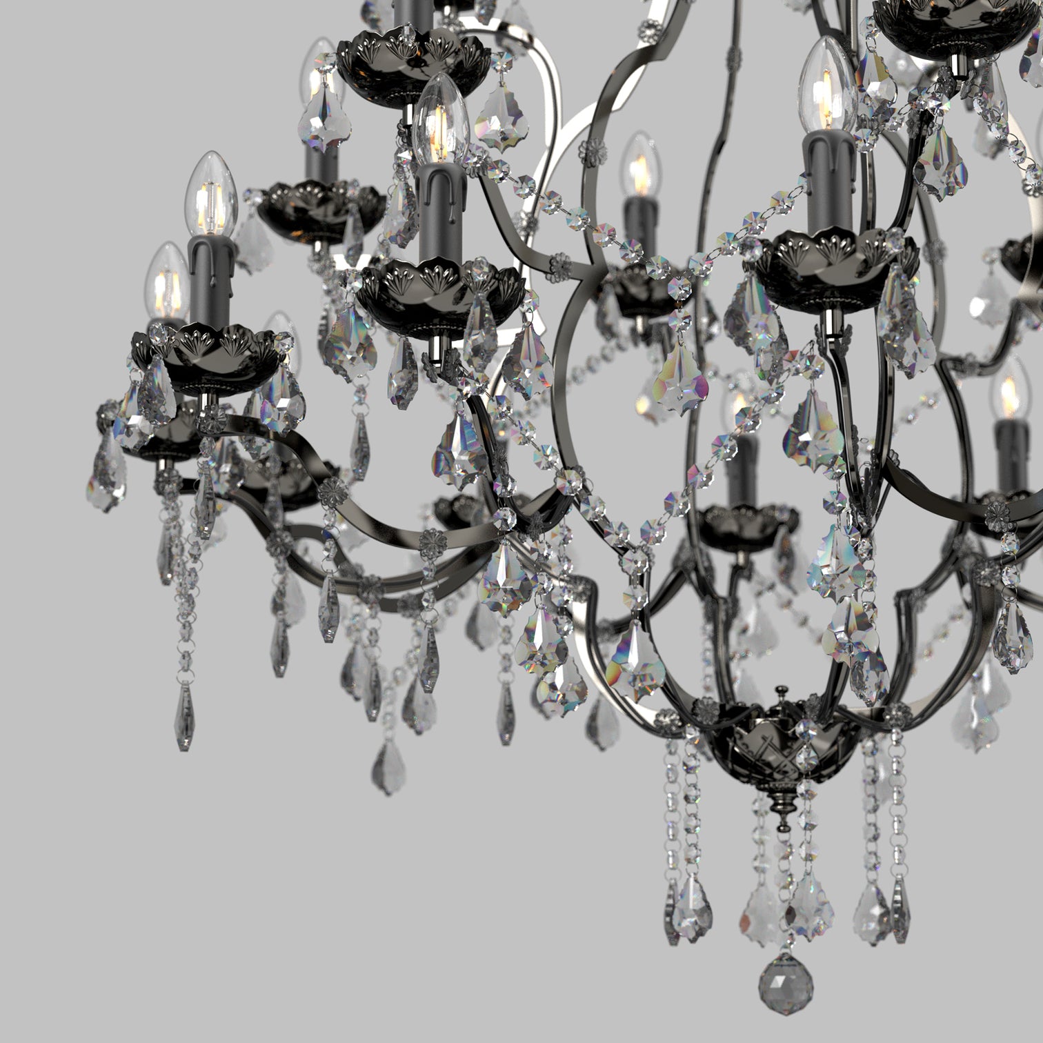 PARIS Contemporary Provincial Large K9 Crystal Chandelier Living Room Staircase Custom made - 7Pandas Australia