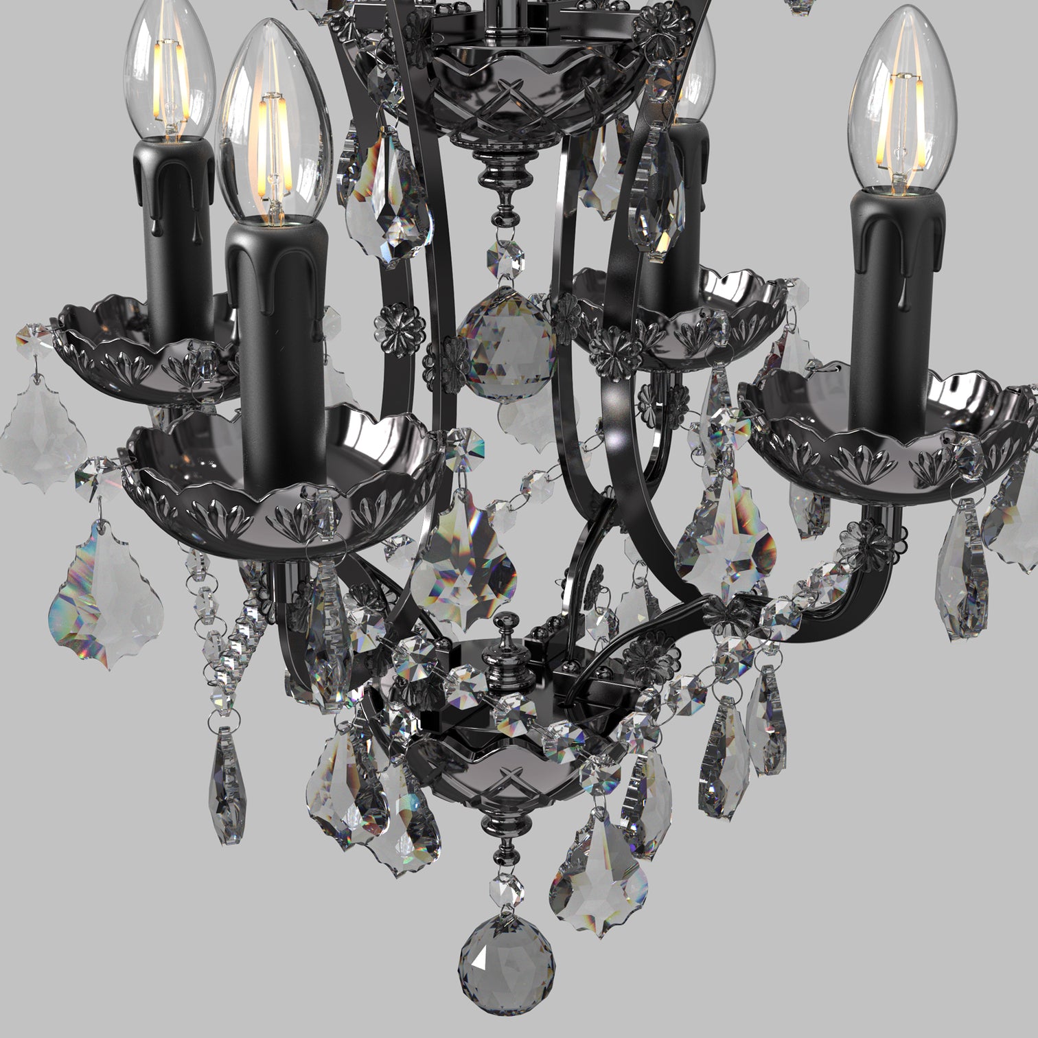 PARIS Elegant Crystal Chandeliers French Provincial Style E14 base - 7Pandas Australia