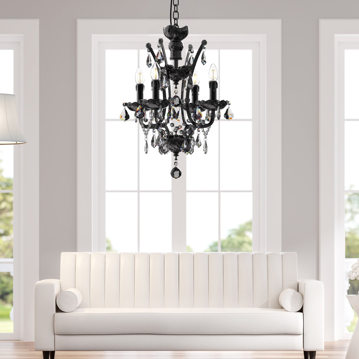 PARIS Elegant Crystal Chandeliers French Provincial Style E14 base - 7Pandas Australia