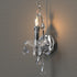 PARIS Provincial Style K9 Crystal Wall Light  E14 Candelabra bulb