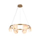 CLAUD Circular Modern Style Alabaster Chandeliers Dinning Room Foyer Entryway Hallway G9 Base - 7Pandas Australia