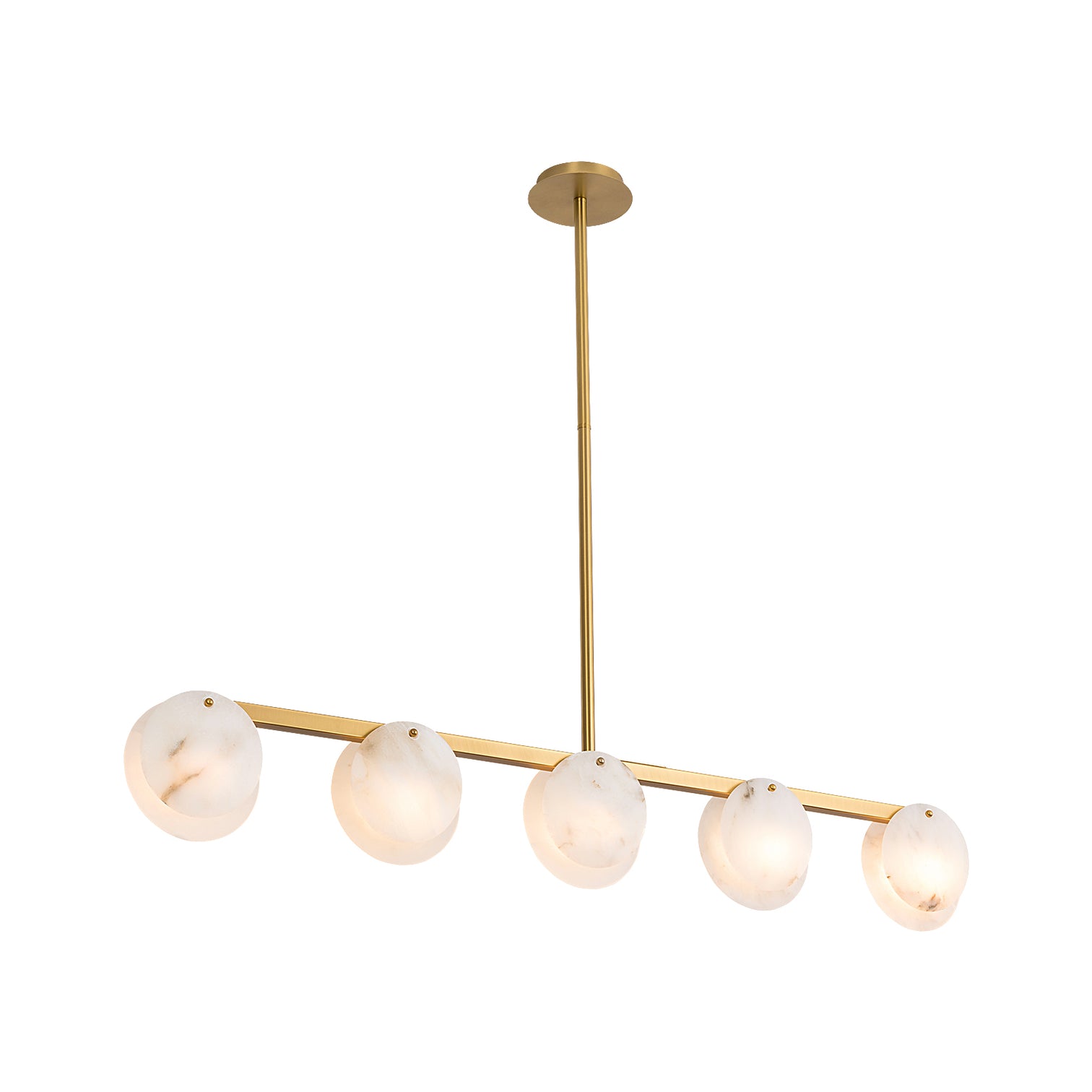 CLAUD Modern Dining Room Alabaster Stone Chandeliers LED G9 Bulb Included - 7Pandas Australia