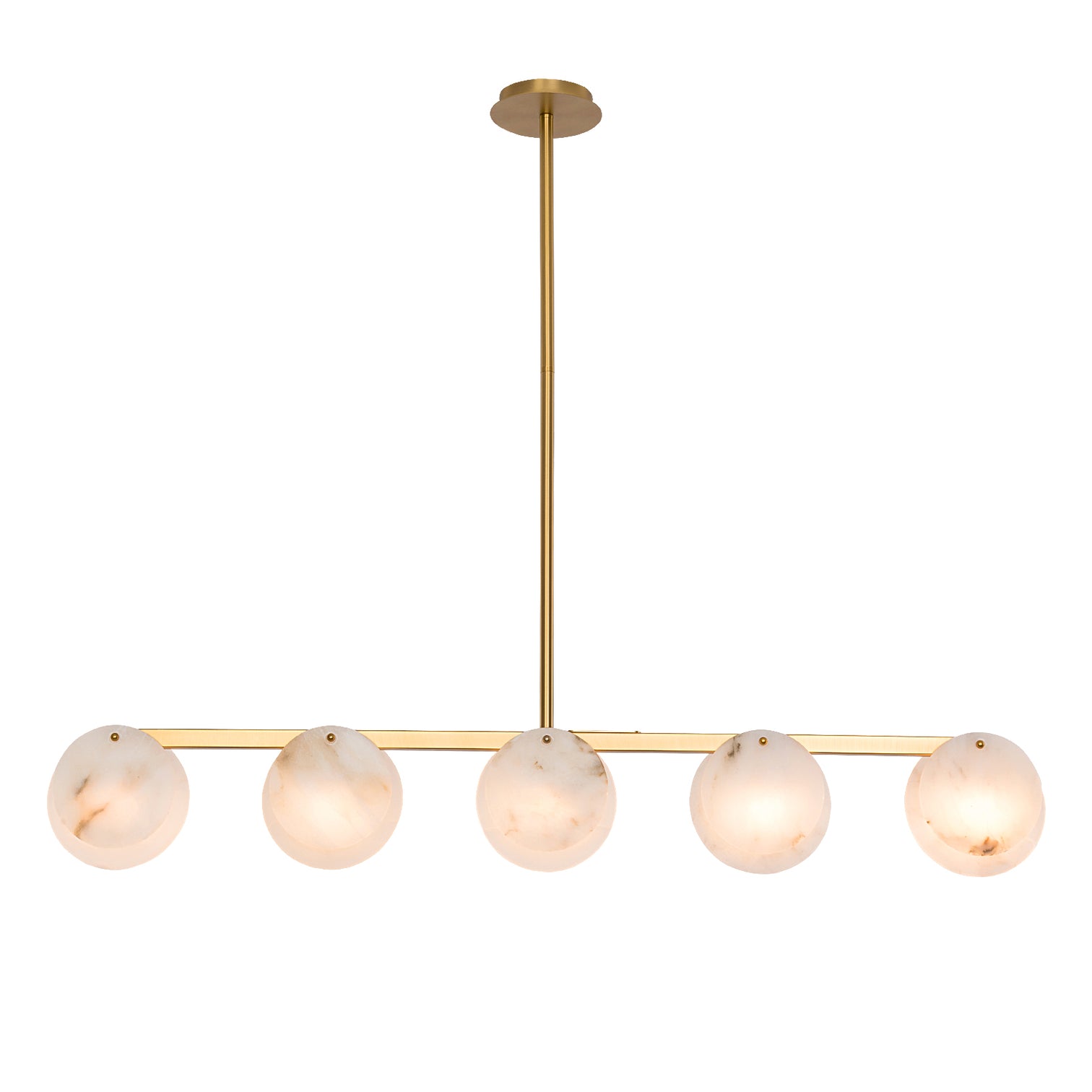 CLAUD Modern Dining Room Alabaster Stone Chandeliers LED G9 Bulb Included - 7Pandas Australia