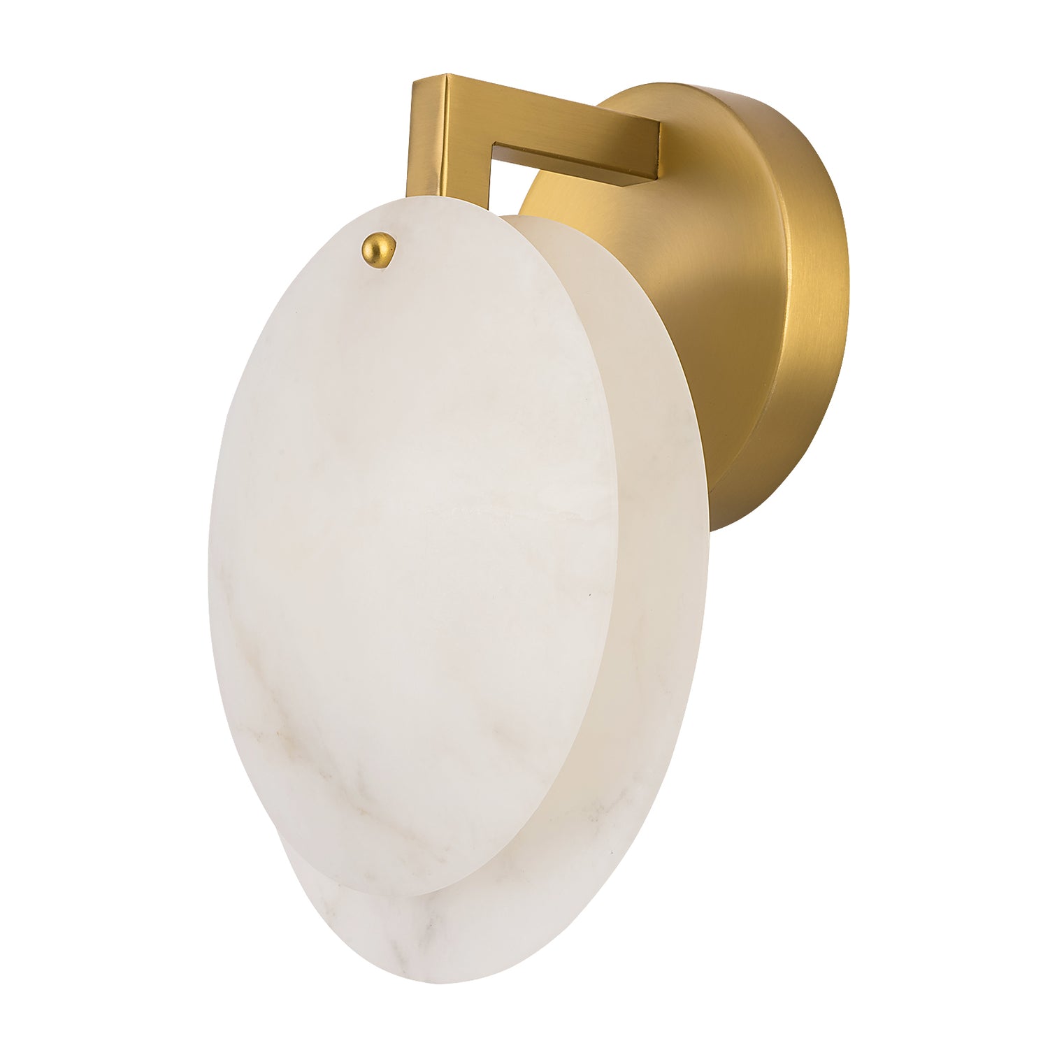 CLAUD 1-Light Modern Alabaster Vanity Wall Light Fixtures LED G9 Bulb Included - 7Pandas Australia