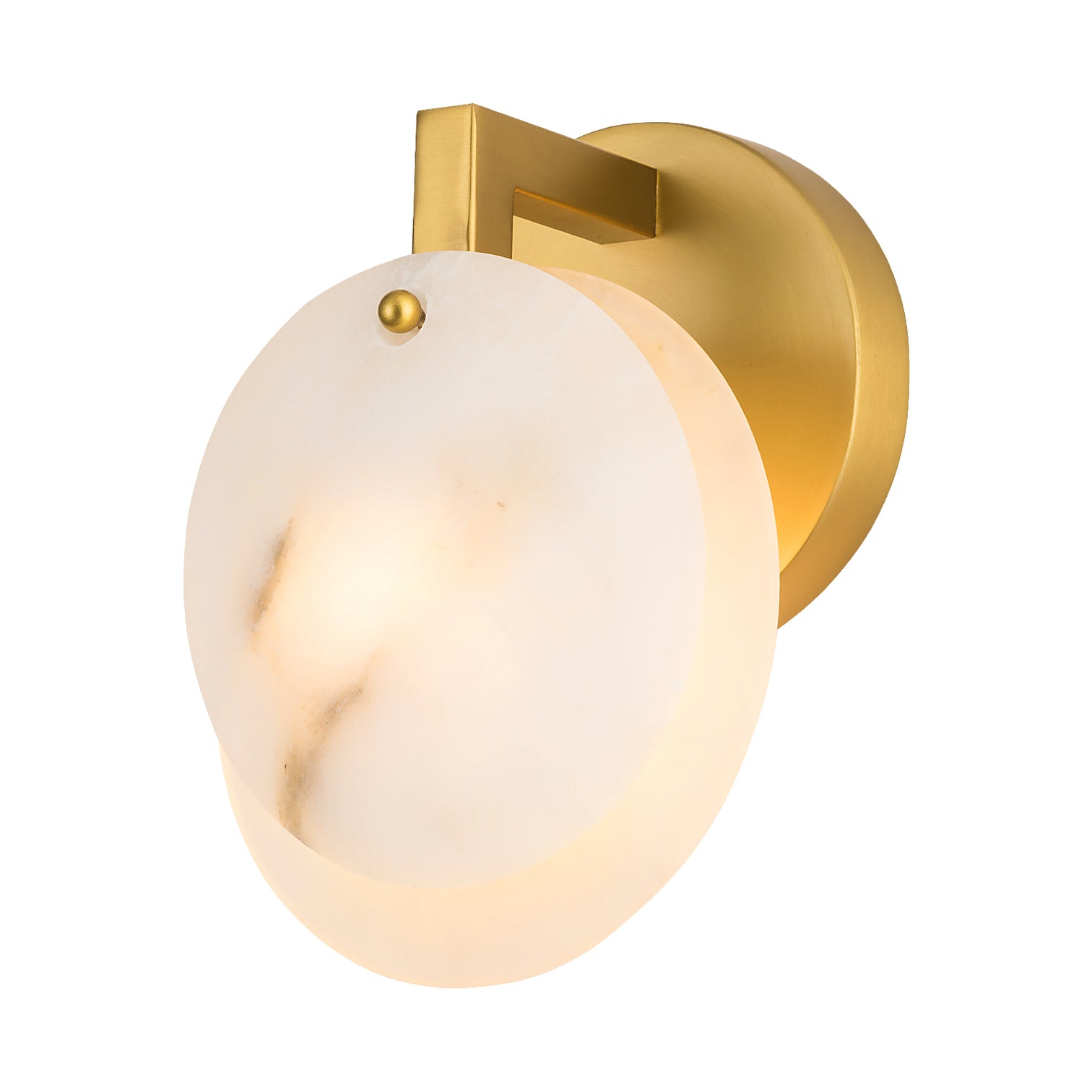 CLAUD 1-Light Modern Alabaster Vanity Wall Light Fixtures LED G9 Bulb Included - 7Pandas Australia