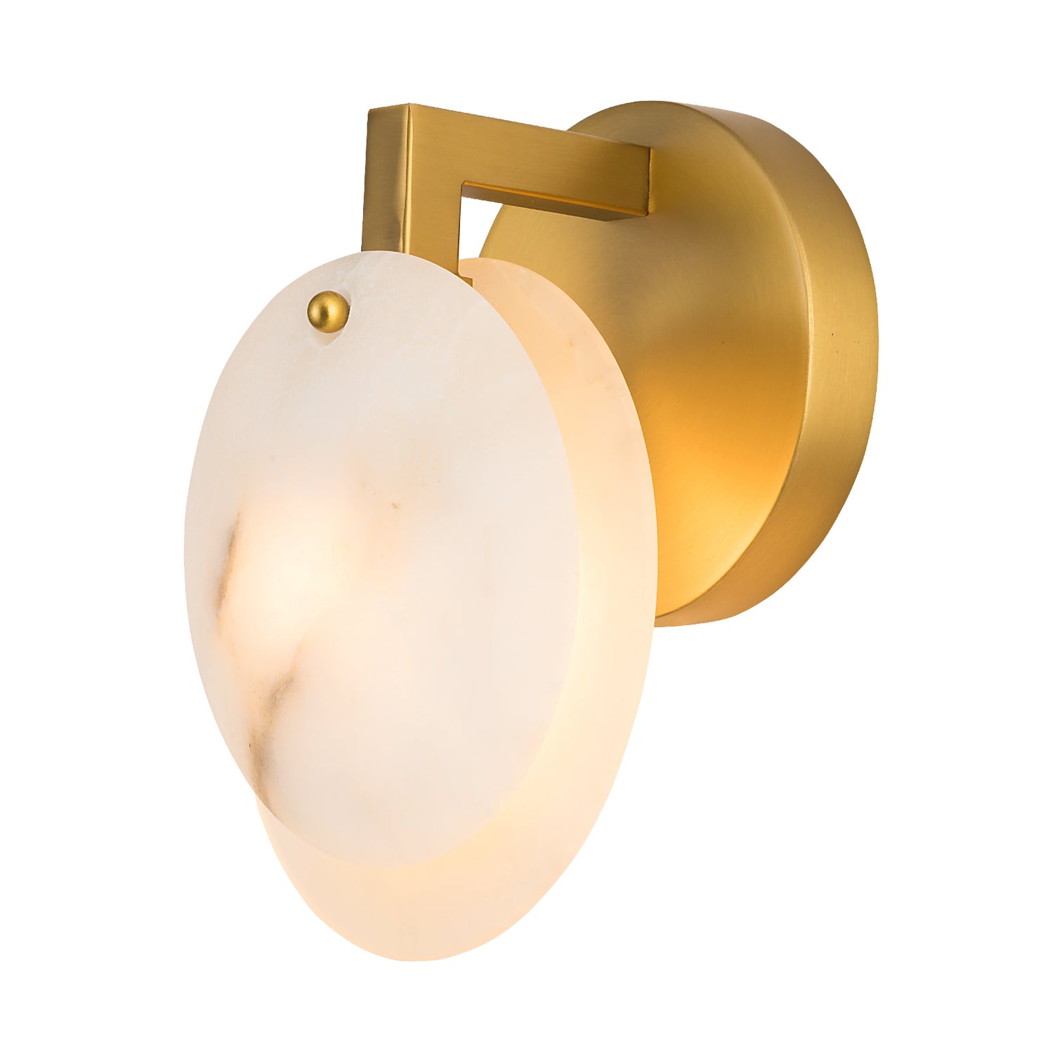 CLAUD 1-Light Modern Alabaster Vanity Wall Light Fixtures LED G9 Bulb Included - 7Pandas Australia