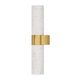 KUTA Luxury Alabaster Bathroom Vanity Interior Wall Light Aged Brass LED Bulb Included - 7Pandas Australia