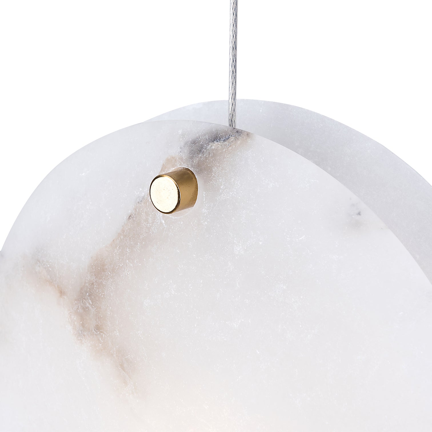 LYON Modern Style LED Alabaster Pendant Light Fixture Dimmable Kitchen Dining Table Bulb Included - 7Pandas Australia