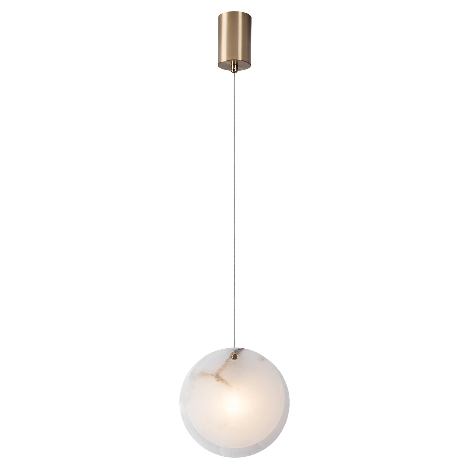 LYON Modern Style LED Alabaster Pendant Light Fixture Dimmable Kitchen Dining Table Bulb Included - 7Pandas Australia