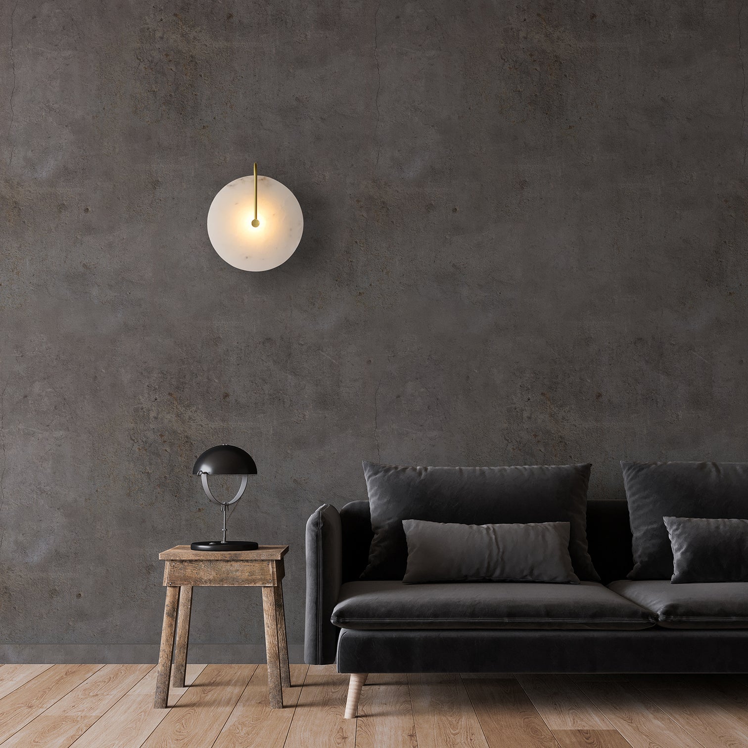 ARUMI Modern Style Dimmable LED Interior Wall Light Alabaster 5W CCT Bathroom Vanity - 7Pandas Australia