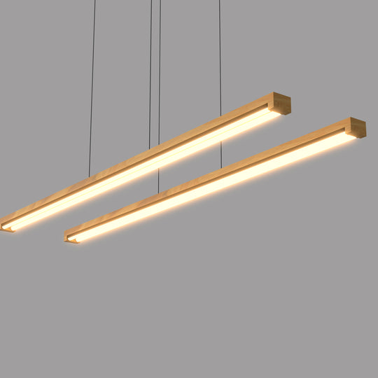 FANCO 1245mm Natural Wood LED Linear Light 3CCT 20W Dimmable