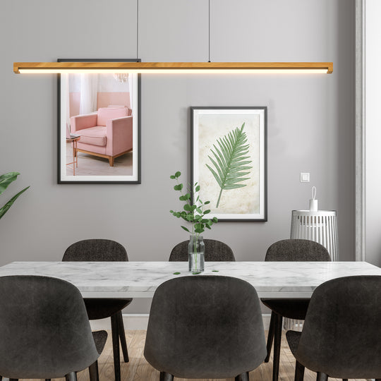 FANCO 1245mm Natural Wood LED Linear Light 3CCT 20W Dimmable