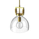 Oporto Modern Glass Pendant Light Kitchen Island bench top Aged Brass E27 - 7Pandas Australia