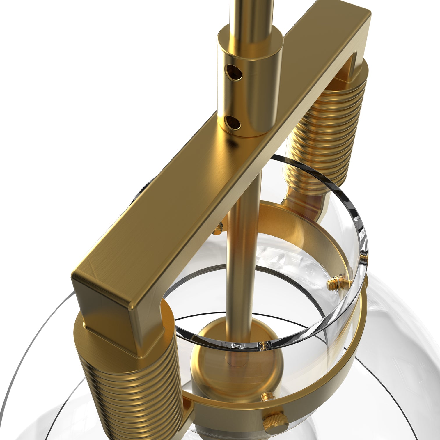 Oporto Modern Glass Pendant Light Kitchen Island bench top Aged Brass Chrome Black E27 - 7Pandas Australia