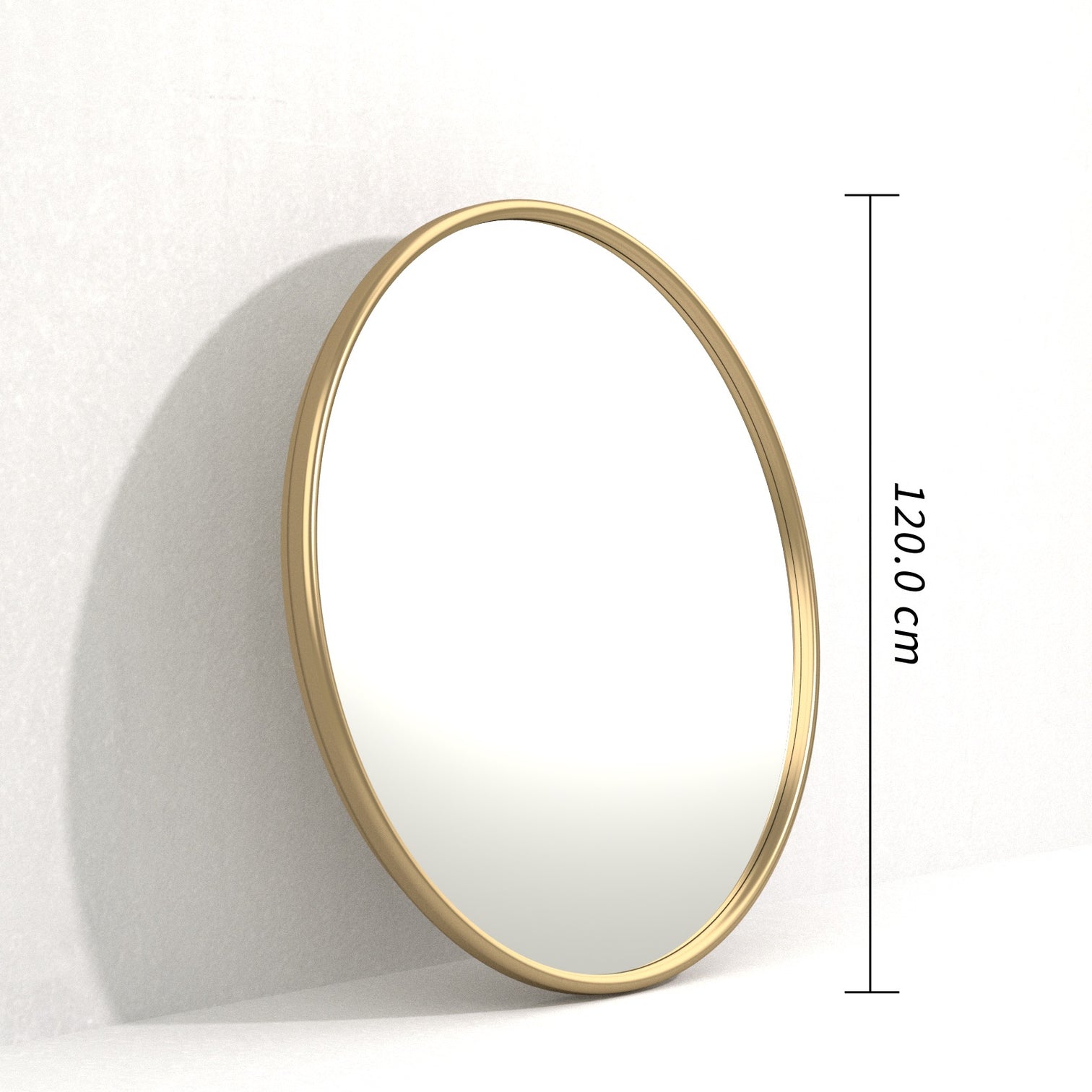 GALICIA Large Luxury Modern Deco Mirror Stainless Steel with Aged Brass finish - 7Pandas Australia