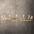 ALVA 18-Light 140cm diameter Large Farmhouse Wagon Wheel Chandelier E14 lamp base
