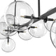 Bubble 1600mm Length Contemporary Large Round Clear Glass Chandeliers 10*G9 Lamp base - 7Pandas Australia