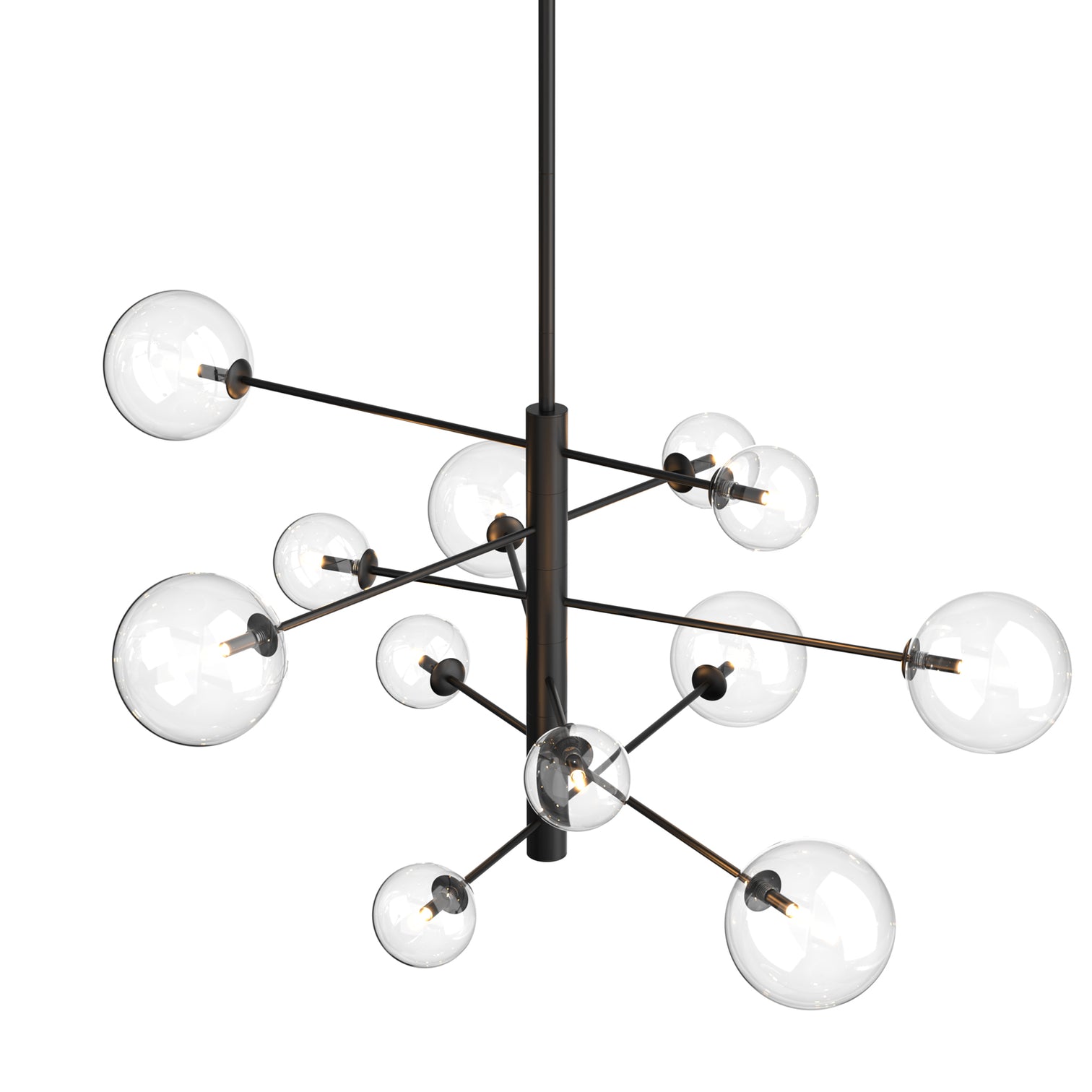 Bubble Contemporary Large Round Glass Chandeliers 12*G9 Lamp base - 7Pandas Australia