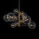 Bubble Length Contemporary Large Round Ball Crystal Chandeliers 12*G9 Lamp base - 7Pandas Australia