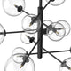Bubble Length Contemporary Large Round Ball Crystal Chandeliers 12*G9 Lamp base - 7Pandas Australia
