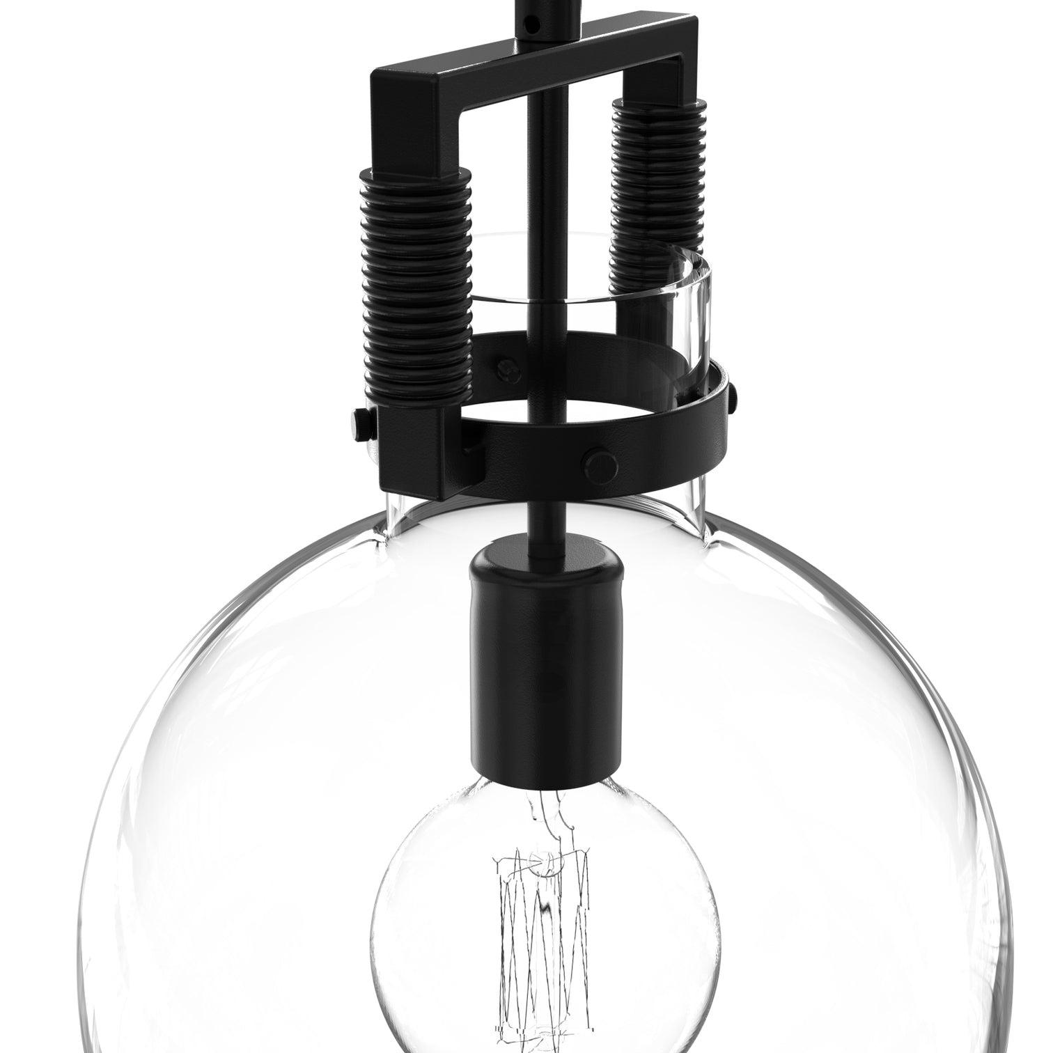 OCULUS 250mm Designer Contemporary Clear Glass Pendant Light for Kitchen Island - 7Pandas Australia