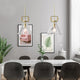 PENY Large Modern Style Glass Pendant Kitchen Island with Clear Oversized Triangular Glass Shade - 7Pandas Australia