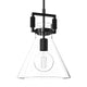 PENY Large Modern Style Glass Pendant Kitchen Island with Clear Oversized Triangular Glass Shade - 7Pandas Australia