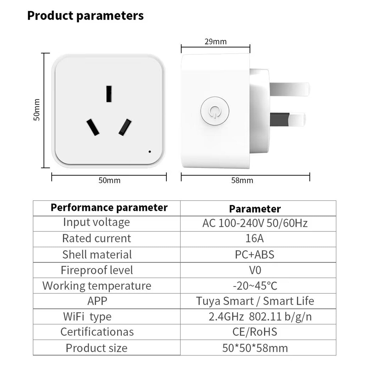 Smart Wifi Plug with Energy Monitor Work with Apple HomeKit, Alexa, Google assistant and SmartThings - 7Pandas Australia