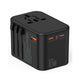 Universal Travel Adapter GaN 65W 2xUSB-C PD Fast Charging  1xUSB-A Quick Charging - 7Pandas Australia