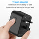 Universal Travel Adapter PD 45WAC Wall Charger for Global Travelling 1xType-C 3xType-A, Black - 7Pandas Australia