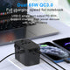 Universal Travel Adapter GaN 65W 2xUSB-C PD Fast Charging  1xUSB-A Quick Charging - 7Pandas Australia