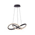 PHIX Contemporary Style LED Pendant Light 2CCT Dimmable Matt Black