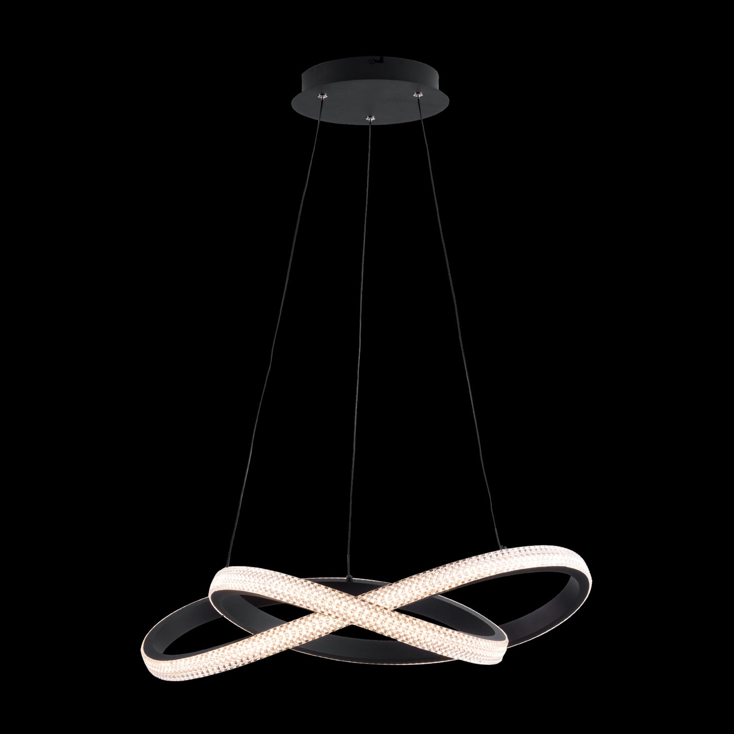 PHIX Contemporary Style LED Pendant Light 2CCT Dimmable Matt Black - 7Pandas Australia