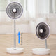 Rechargeable Premium Foldable Fan 4 Speed Portable Fan Adjustable Height with Remote Control - 7Pandas Australia