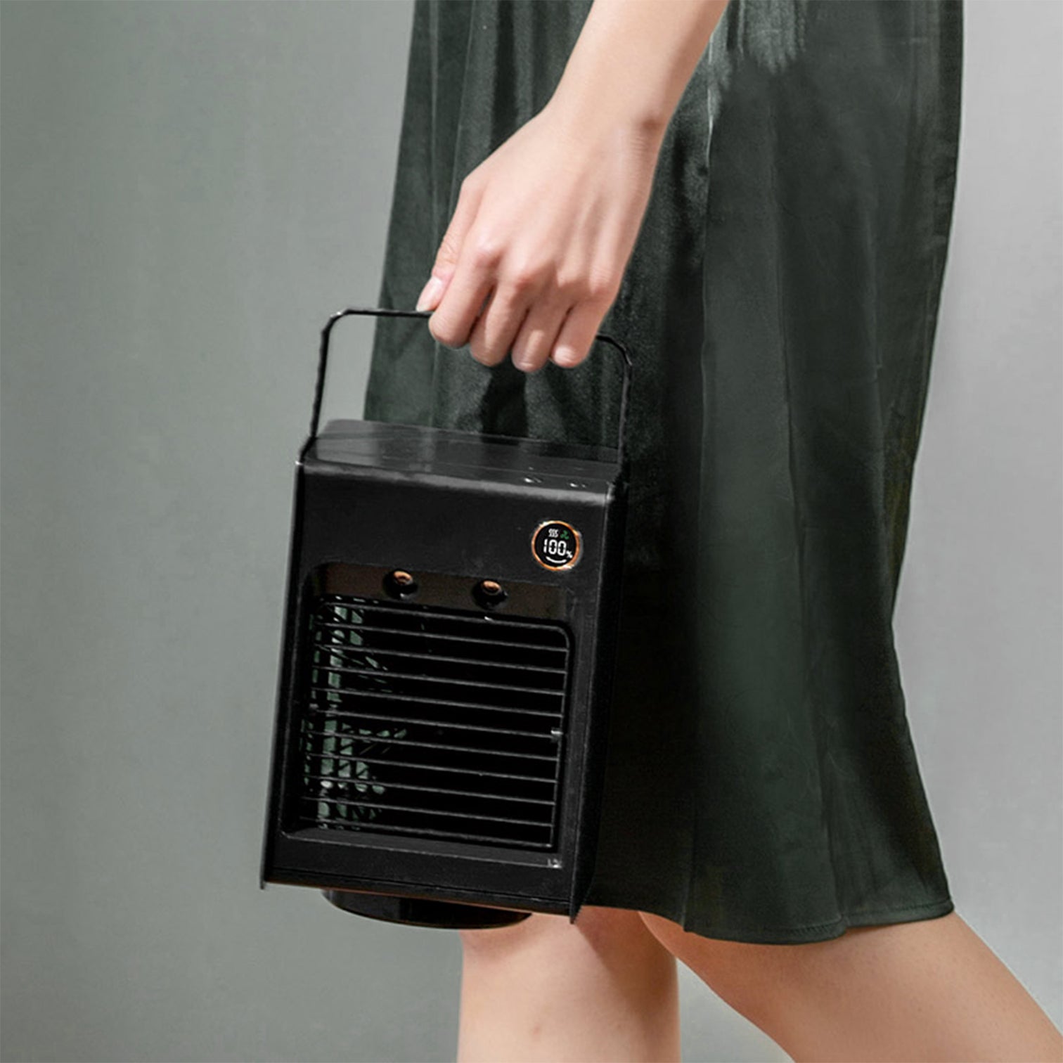 Rechargeable Desktop Air Cooler and Portable Fan 3-Speed Evaporative with 300ml Water Tank - 7Pandas Australia