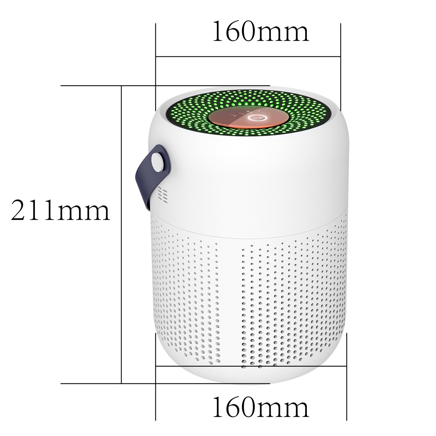 Air Purifier Desktop 3 Level Automatic Detection With HEPA Filter - 7Pandas Australia