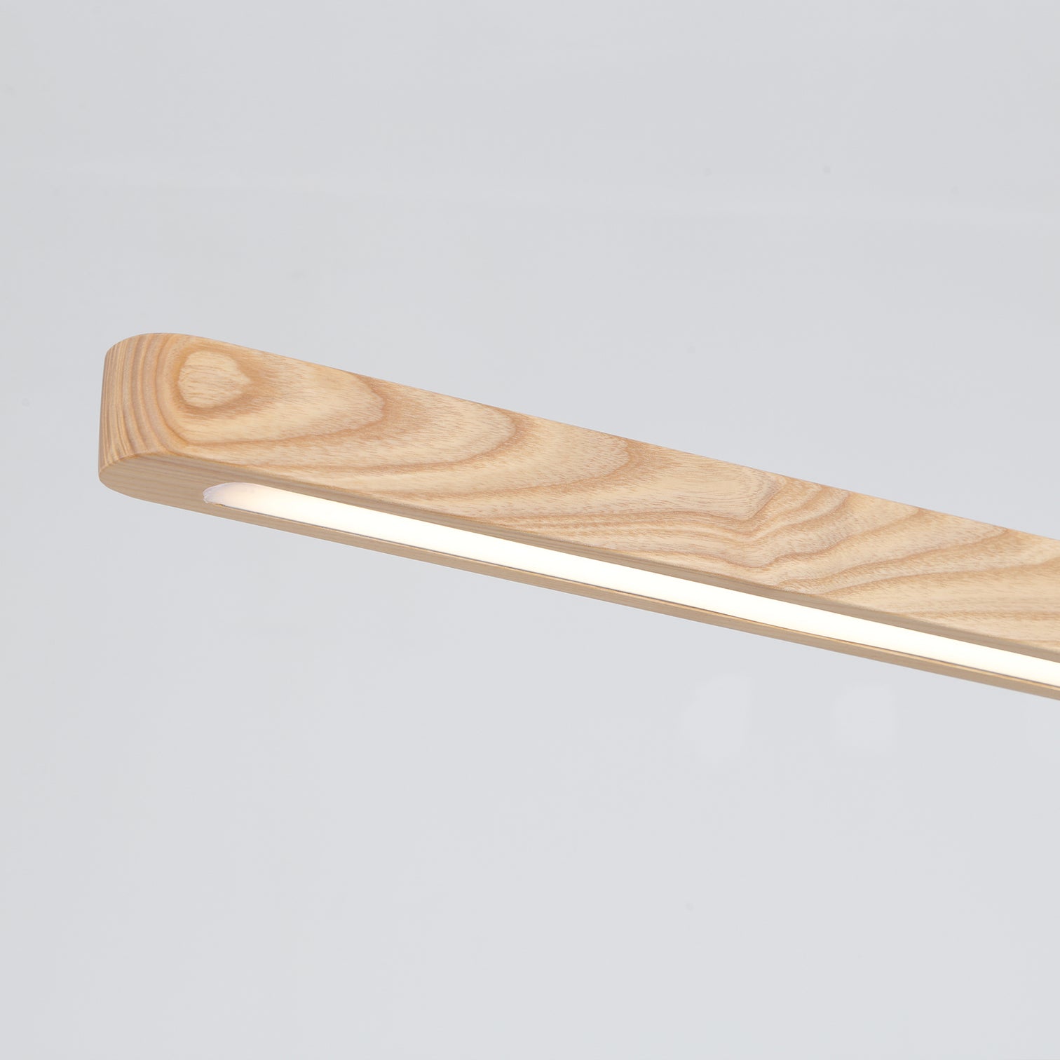 RITA Nordic Style LED Dimmable Wood Linear Light Fixtures Commercial Office Kitchen Island Dining Room - 7Pandas Australia