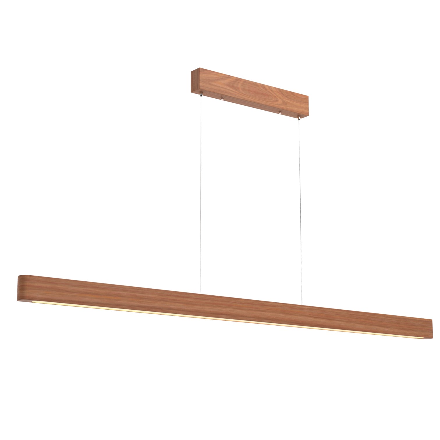 RITA Nordic Style LED Dimmable Wood Linear Light Fixtures Commercial Office Kitchen Island Dining Room - 7Pandas Australia