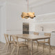 HILSTON Contemparory Wood Pendant Light Fixtures Kitchen Island E27 Base - 7Pandas Australia