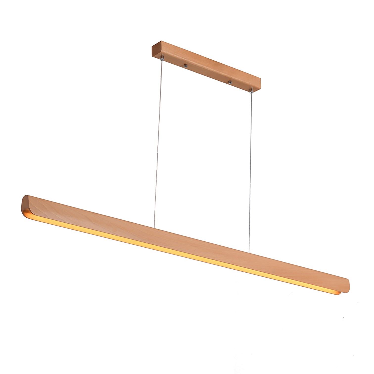 AMIRA Dimmable LED Solid Wood Linear Light 3CCT Selectable Kitchen Island for Dining Room - 7Pandas Australia