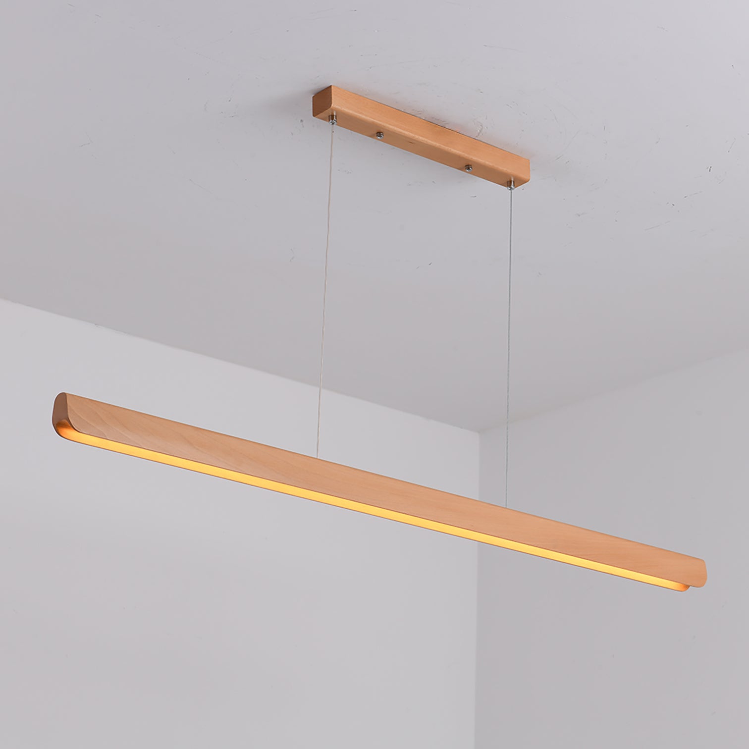 AMIRA Dimmable LED Solid Wood Linear Light 3CCT Selectable Kitchen Island for Dining Room - 7Pandas Australia