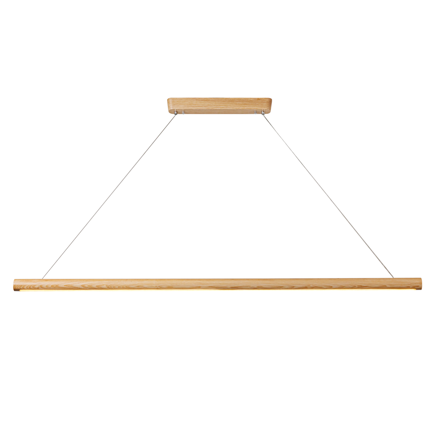 TALIA Natural Wood LED Linear Pendant Light Kitchen Island 3CCT 3000K/4000K/6000K dimmable - 7Pandas Australia