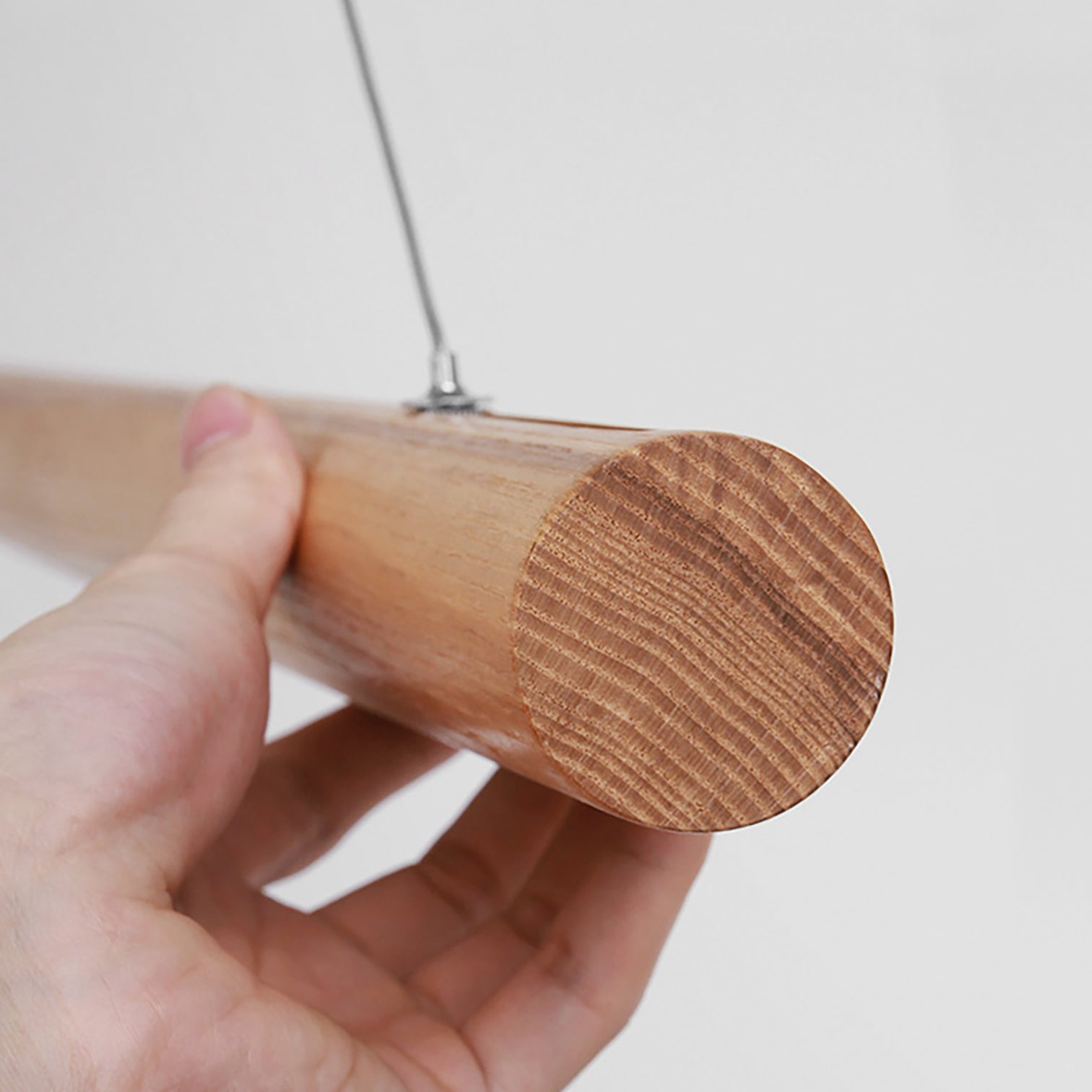 TALIA Natural Wood LED Linear Pendant Light Kitchen Island 3CCT 3000K/4000K/6000K dimmable - 7Pandas Australia