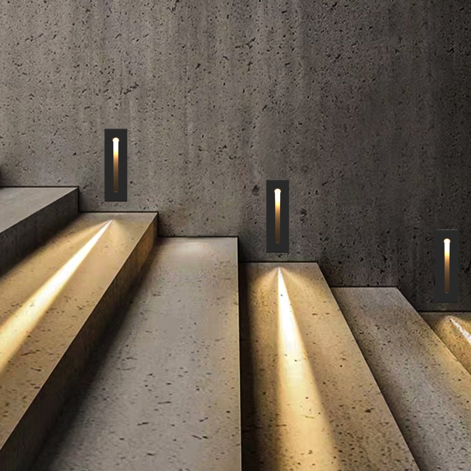 ST160 4PACK LED Exterior Outdoor Recessed Wall Light 3W DC12V Pathway Light Step Light Warmwhite 3000K IP65 - 7Pandas Australia