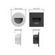 4PACK LED Outdoor Step ST316 ST317 Light 3W 3CCT Selectable Colour Temperature IP65 - 7Pandas Australia