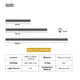 PRONTO LED Linear Outdoor Exterior Wall Light 3CCT IP65 Rated - 7Pandas Australia