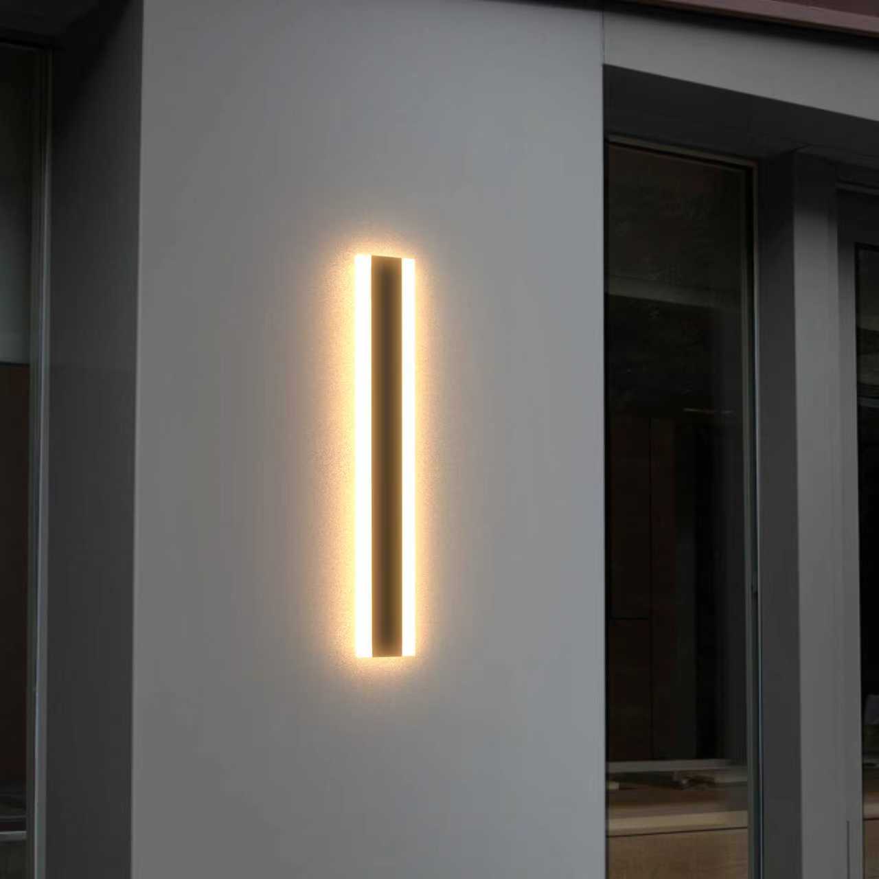 PRONTO LED Linear Outdoor Exterior Wall Light 3CCT IP65 Rated - 7Pandas Australia