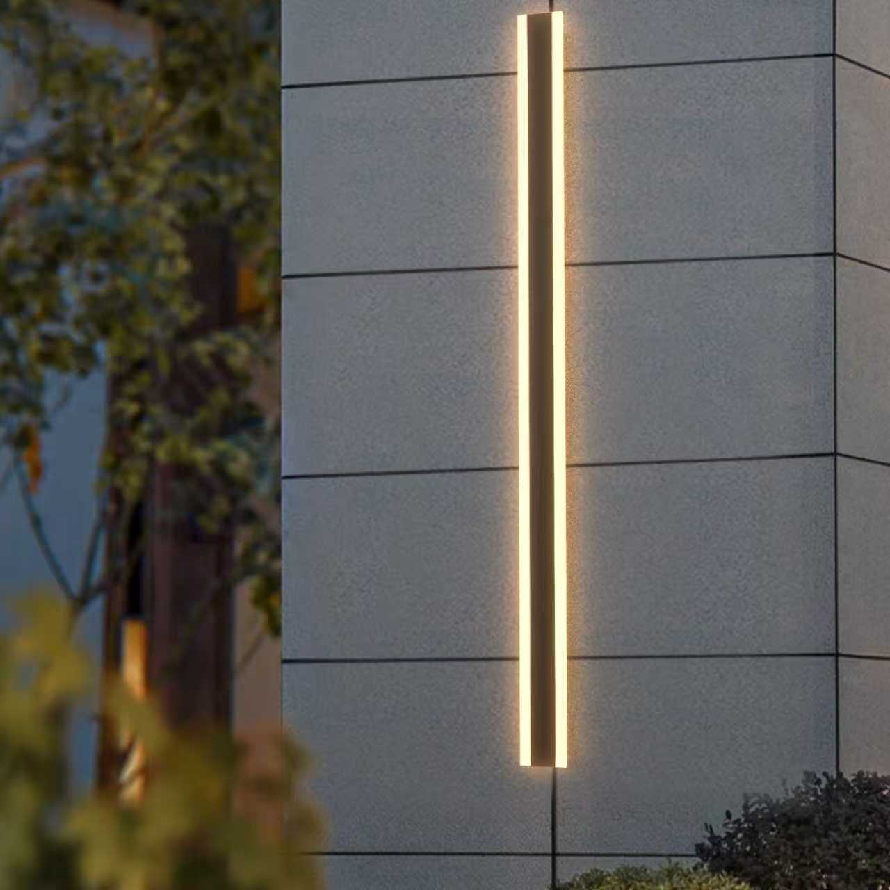 PRONTO LED Linear Outdoor Exterior Wall Light 3CCT IP65 Rated - 7Pandas Australia