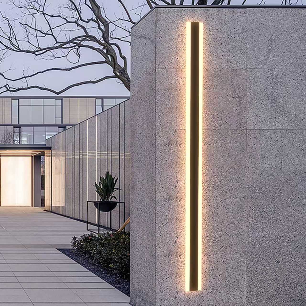 PRONTO LED Linear Outdoor Exterior Wall Light 3CCT IP65 Rated - 7Pandas Australia