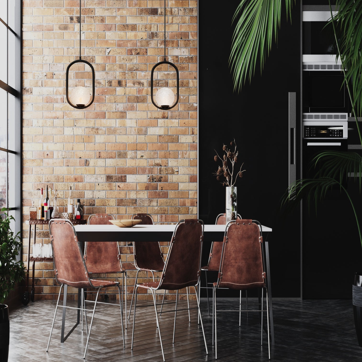 ALFA Modern Style Glass Pendant Light Fixtures Kitchen Island G9 - 7Pandas Australia